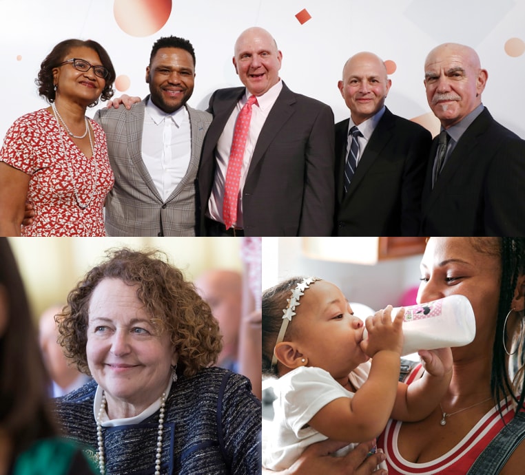 Collage of patients and donors