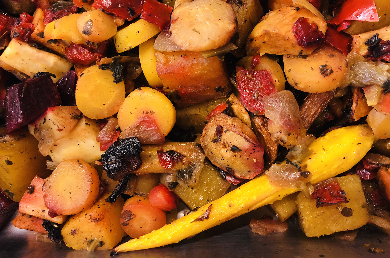 Verduras de invierno asadas