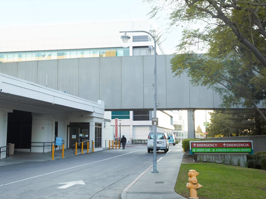 Hospital entrance
