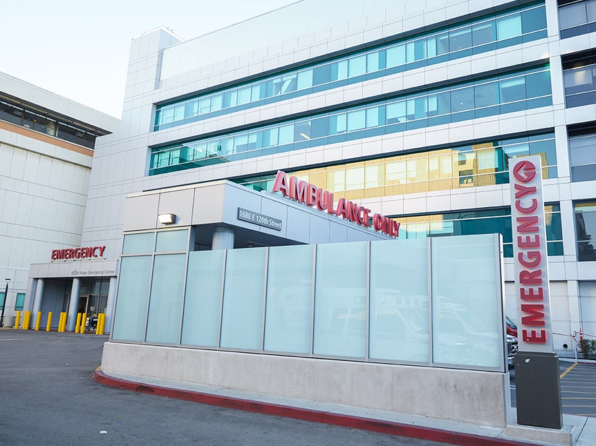 Hospital entrance
