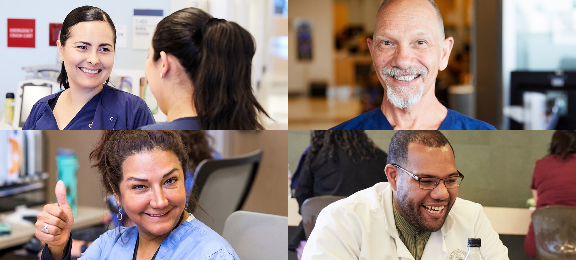 Collage of doctors and nurses