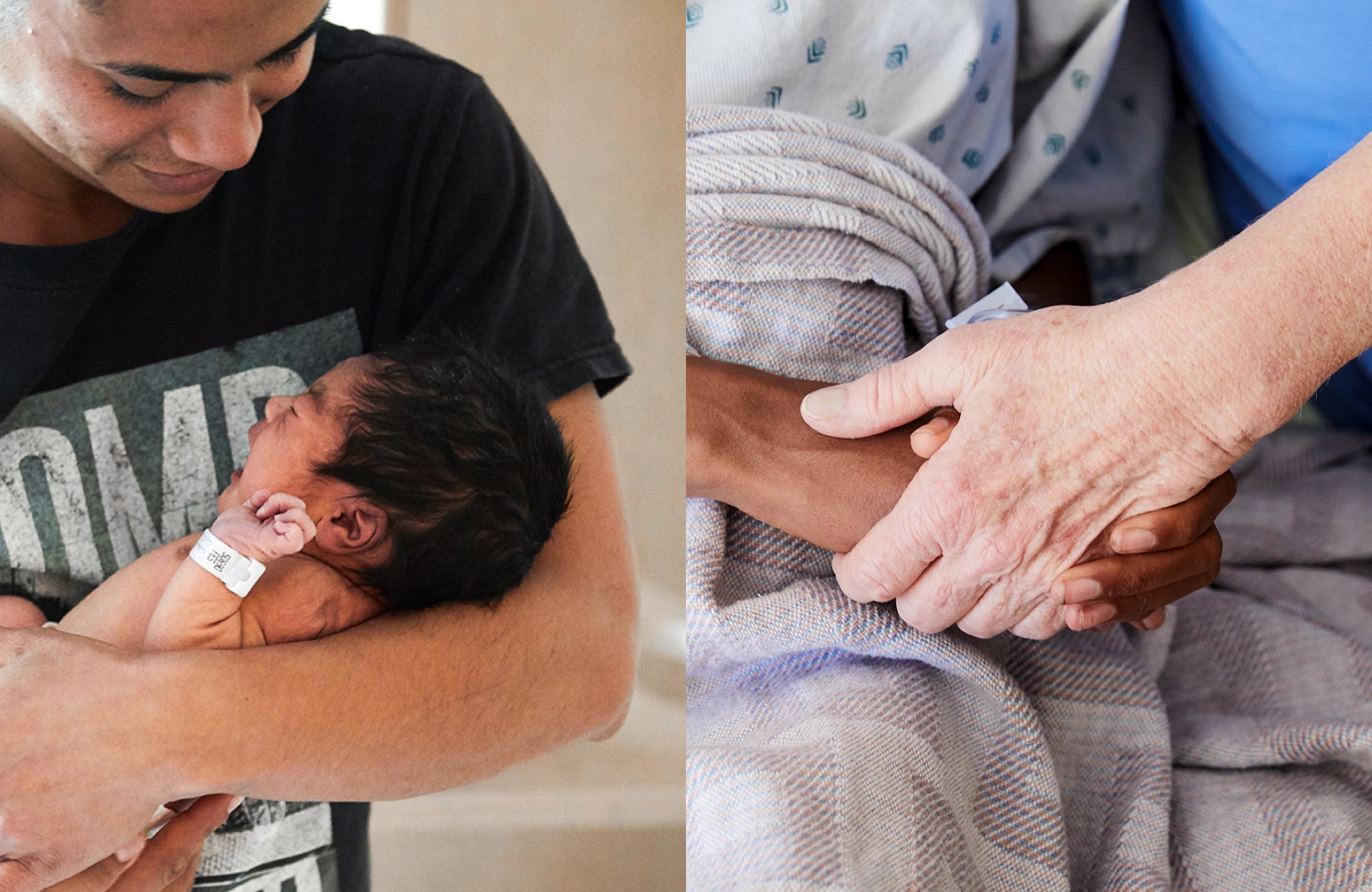 Collage de nuestro departamento de maternidad