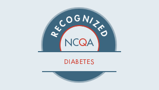 Badge of NCQA recognition for diabetes care