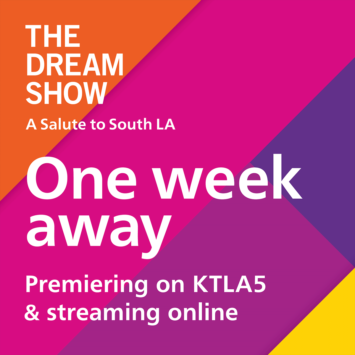 One week away