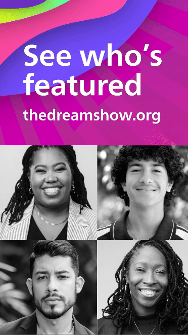 Social media GIF with 4 headshots