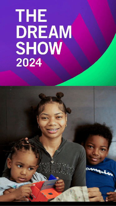 Social media GIF with image of mom and 2 sons