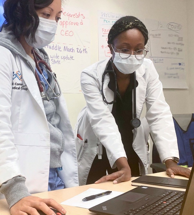 Dr. Erin Dizon and Dr. Maita Kuvhenguhwa