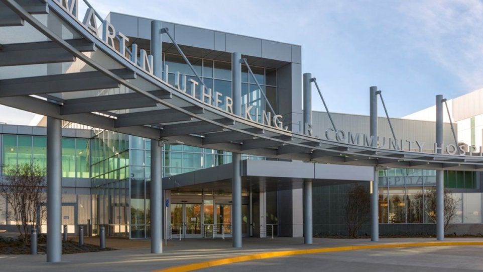Main entrance of the hospital