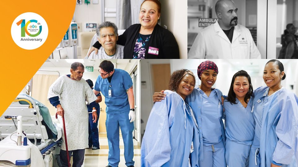 Collage of patients and doctors