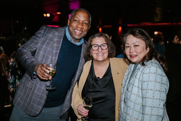 group of people smiling 