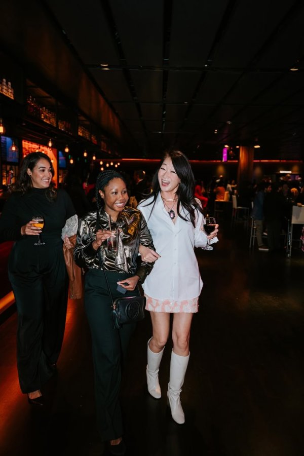 2 women walking together