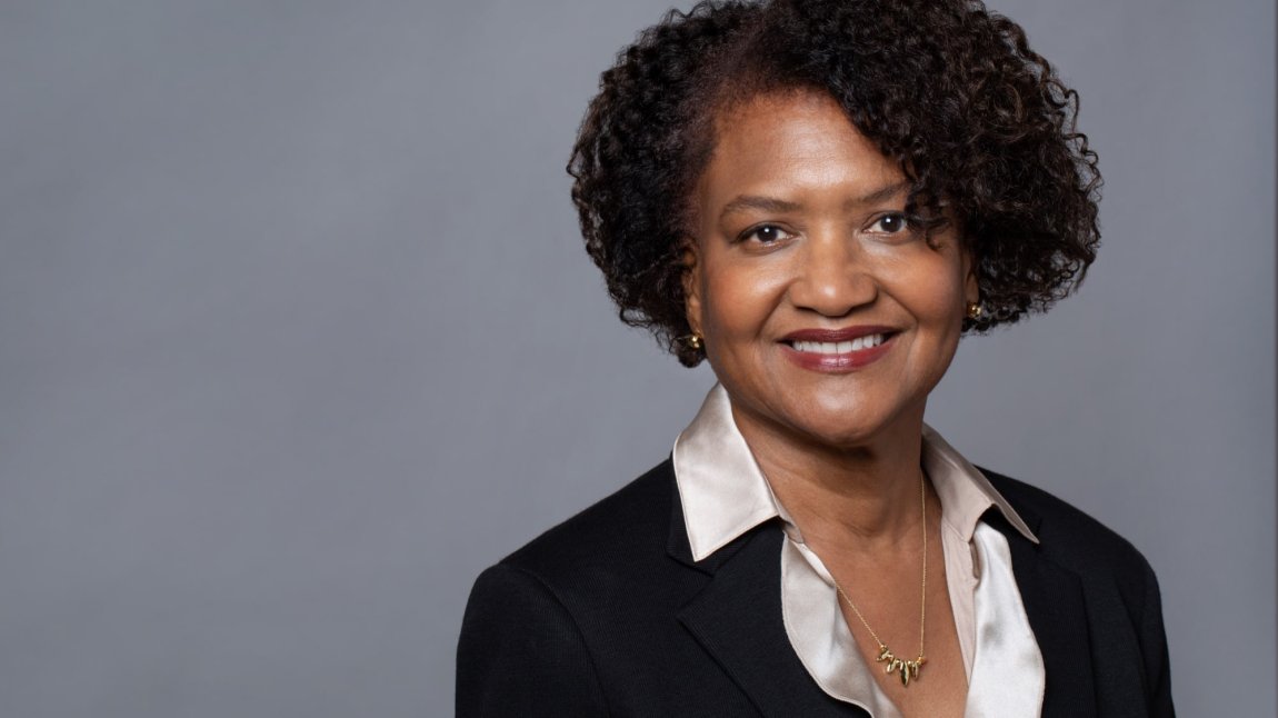 Headshot of Dr. Elaine Batchlor, a middle-aged black woman