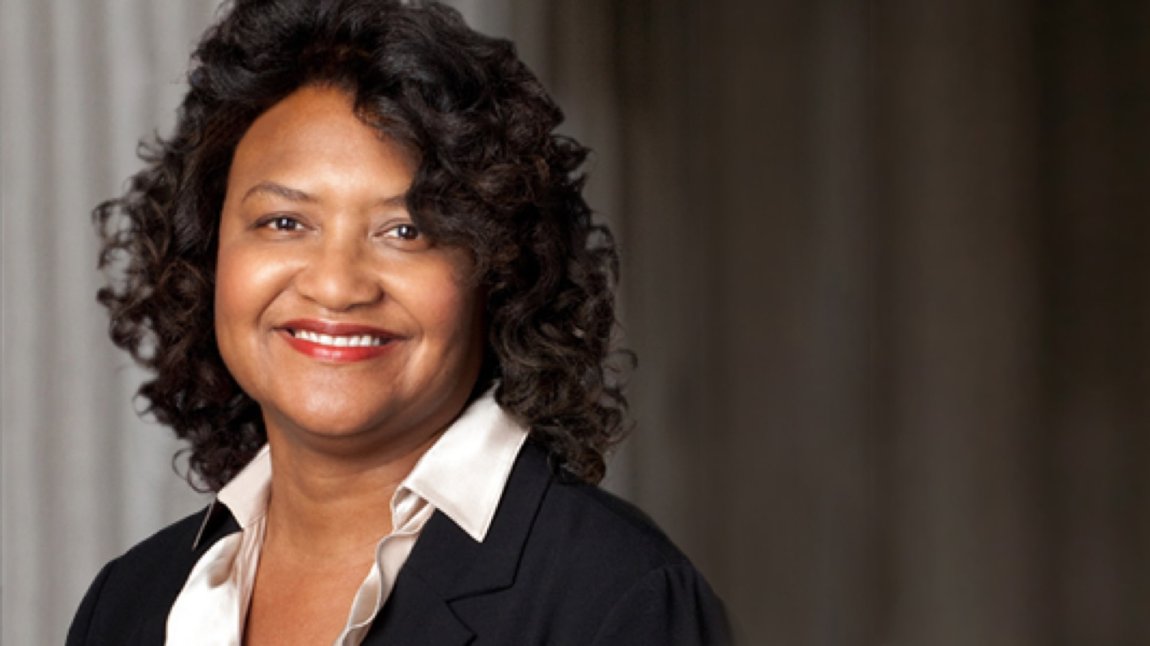 Headshot of Dr. Elaine Batchlor, a middle-aged black woman