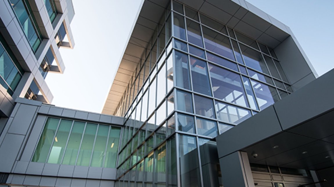 Exterior of MLKCH hospital entrance