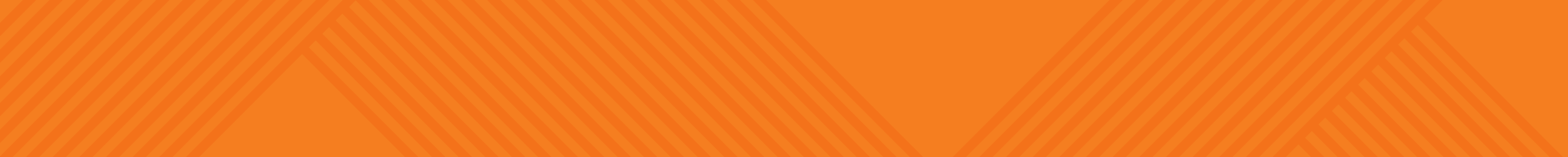 Orange banner graphic with diagonal orange stripes