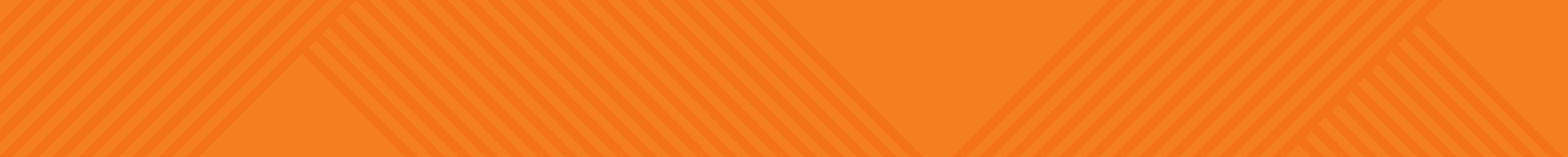 Cartel naranja con rayas diagonales de color naranja