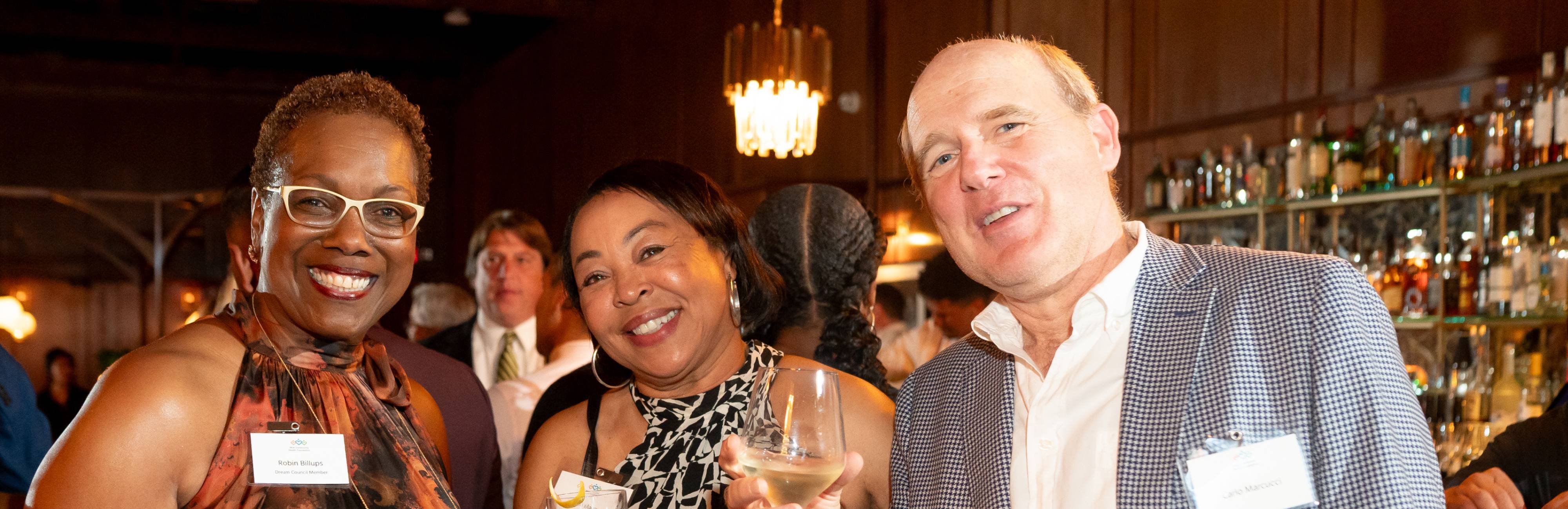 Guests enjoying the MLK Community Health Foundation Inspiration Dinner 2025