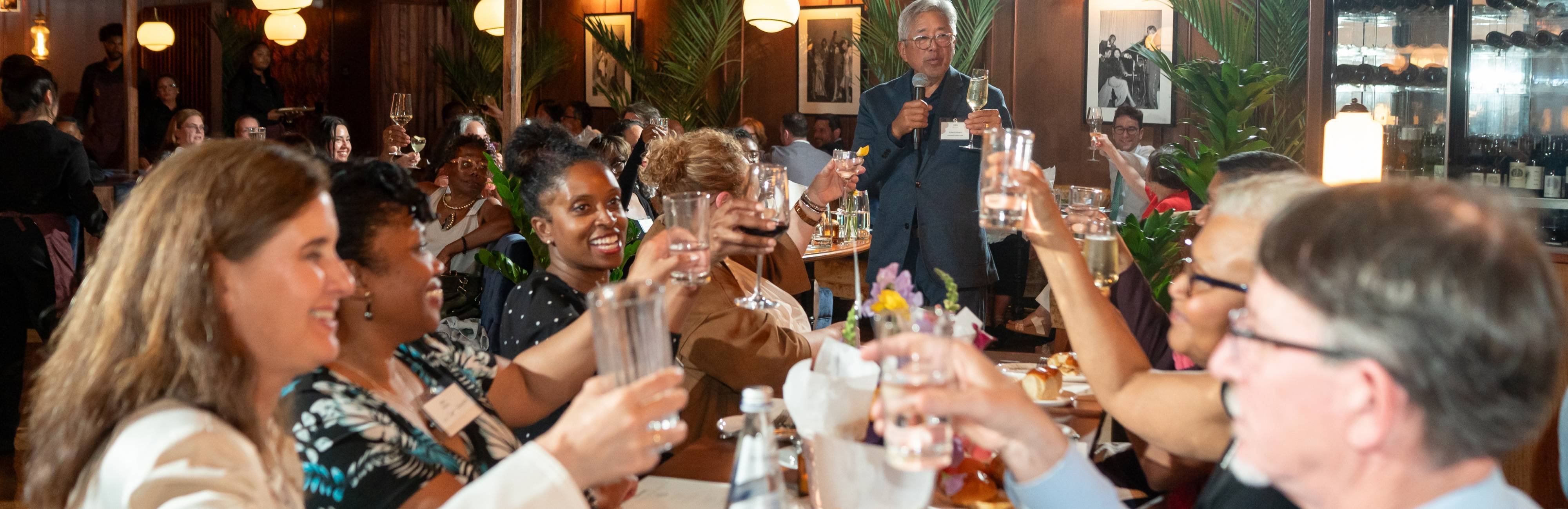 Guests enjoying the MLK Community Health Foundation Inspiration Dinner 2025