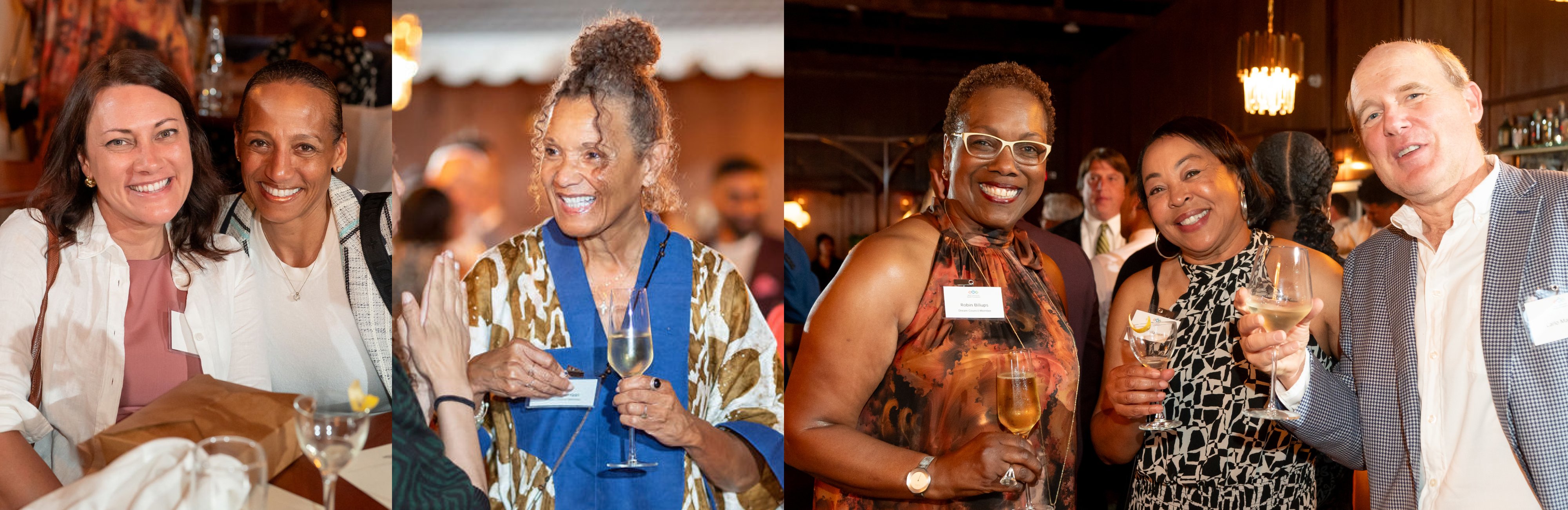 Guests enjoing the MLK Community Health Foundation's Inspiration Dinner 2025