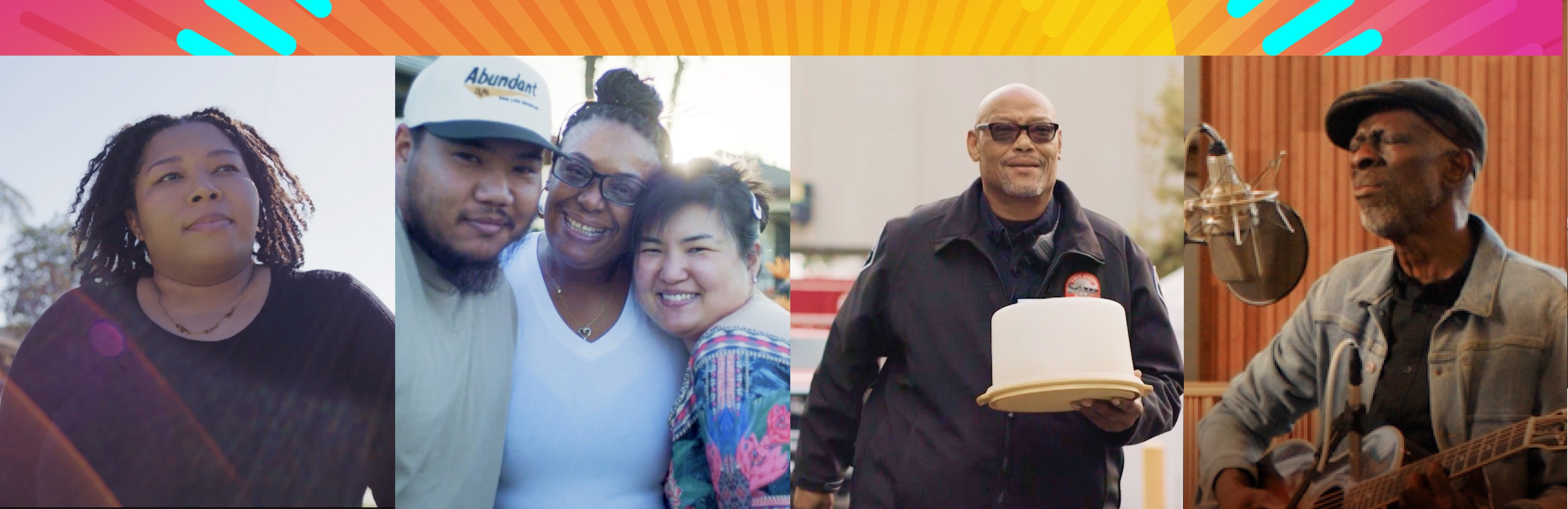 Collage of community members