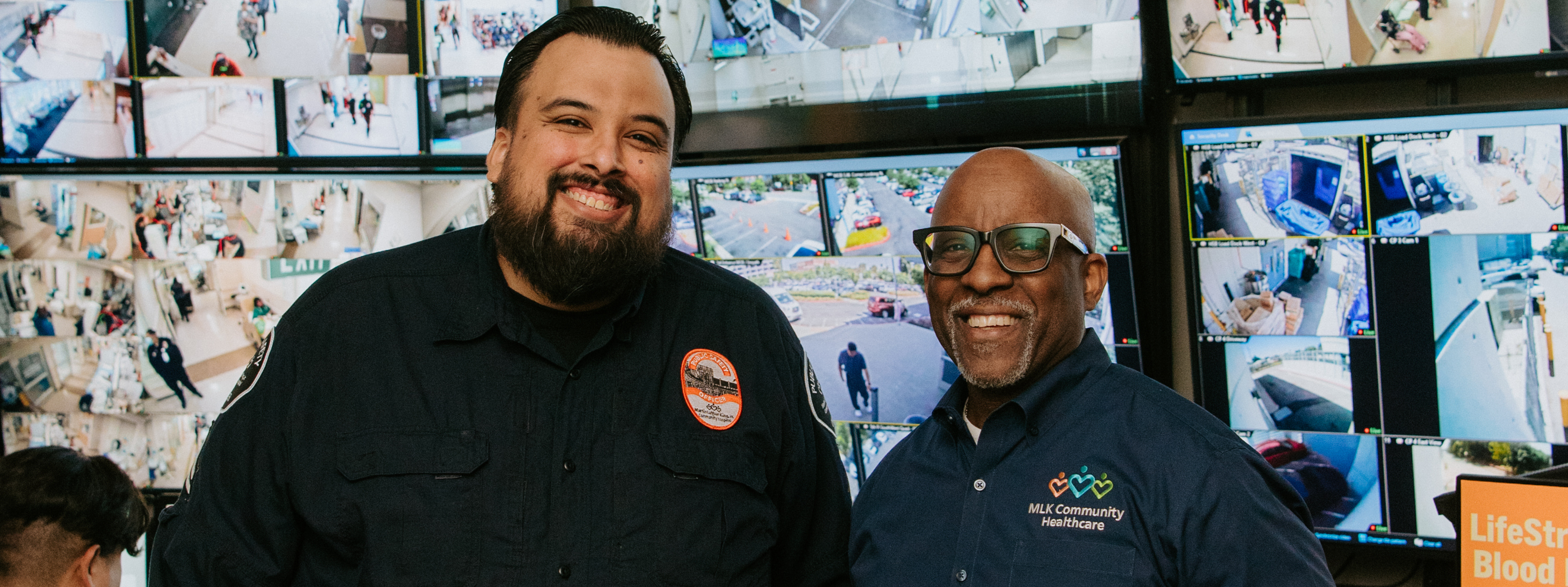 Public Safety officers smiling