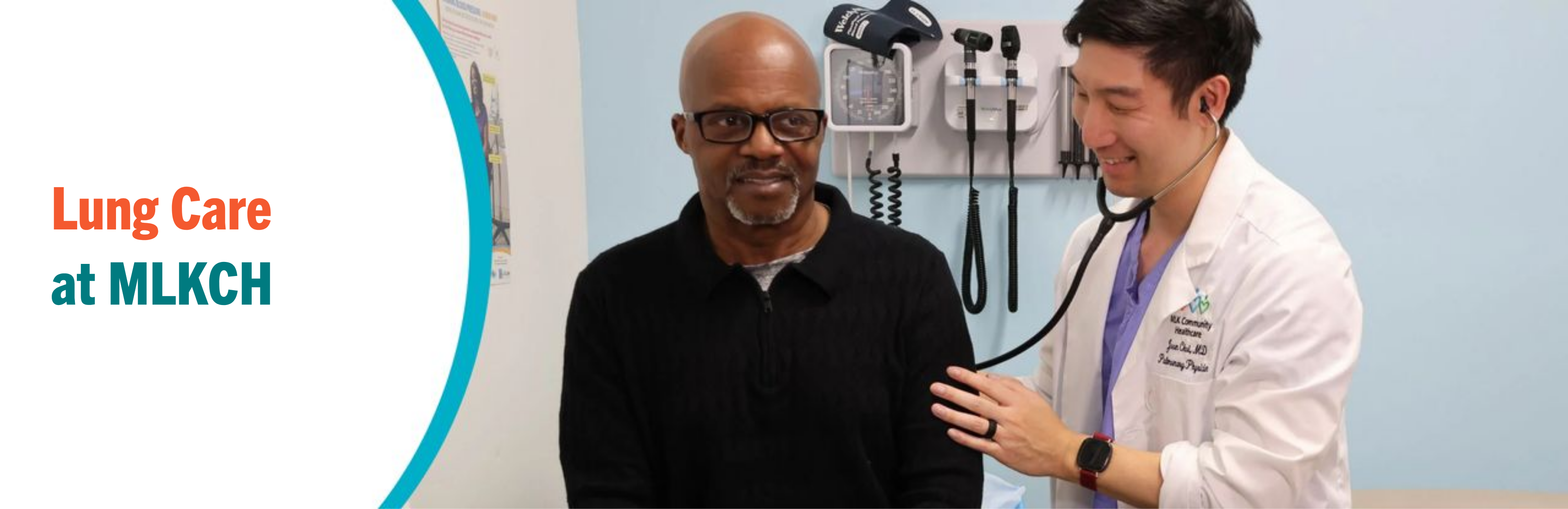 Updated 'Lung Care at MLKCH' hero image.