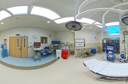 360 degree view of operating room for Cesarean births