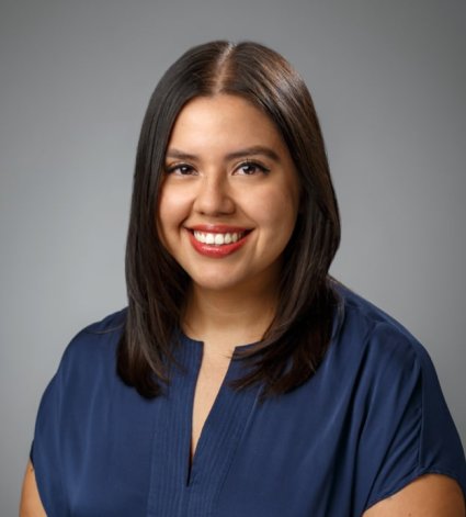Portrait of Priscilla Valencia, a young Latina woman