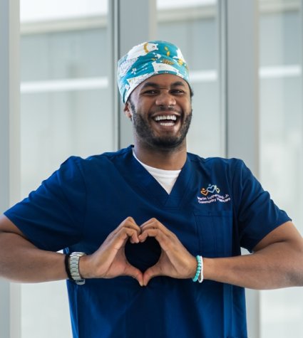 Photo of AA nurse in nursing cap