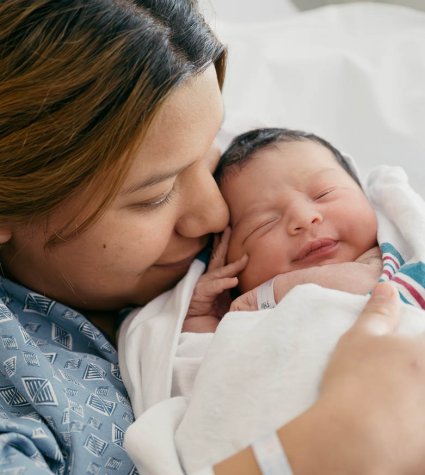 image of mom and baby