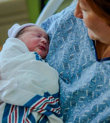 Mom and baby