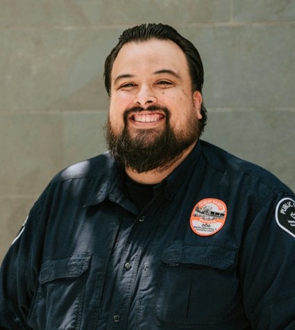 Portrait of MLKCH staff member Franky Barrera