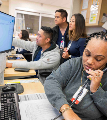 MLKCH staff members in an office setting