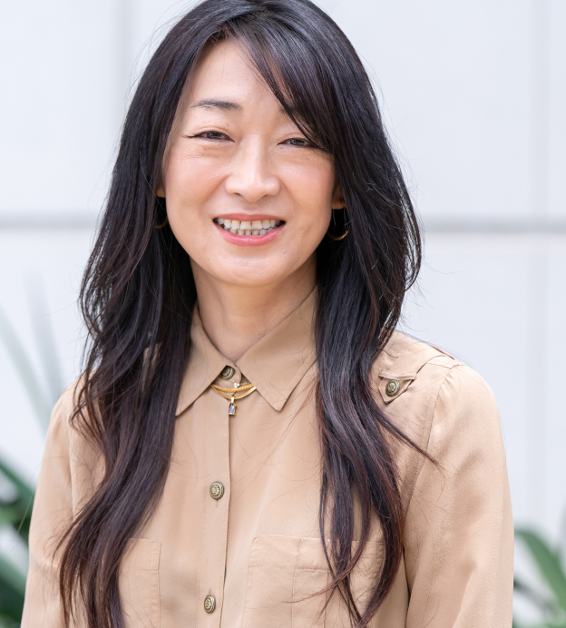 Woman smiling