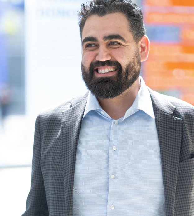 Man smiling