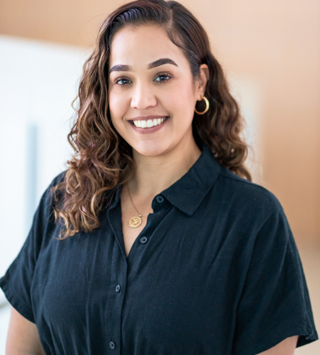 Woman smiling