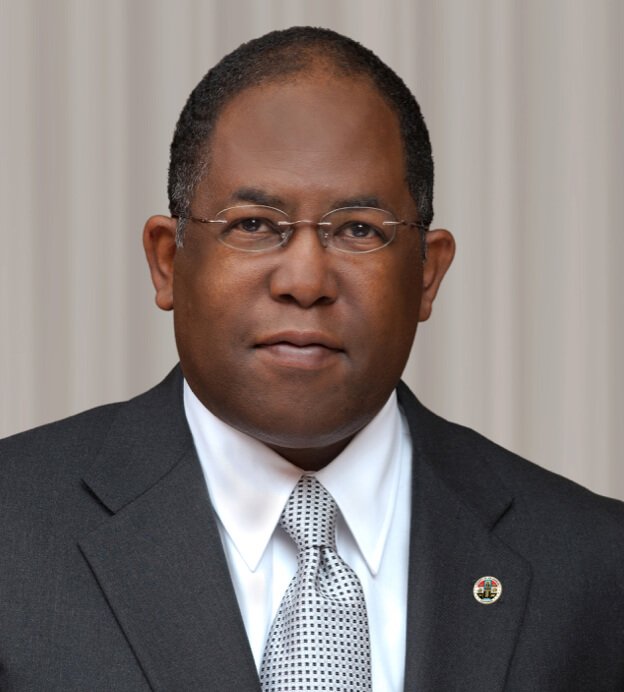 Headshot of Mark Ridley-Thomas, a middle-aged Black man