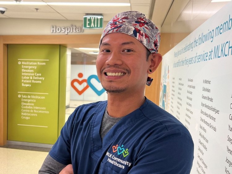 Photo of Asian male nurse